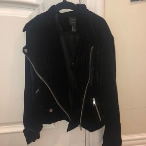 Velvet black jacket (worn once)